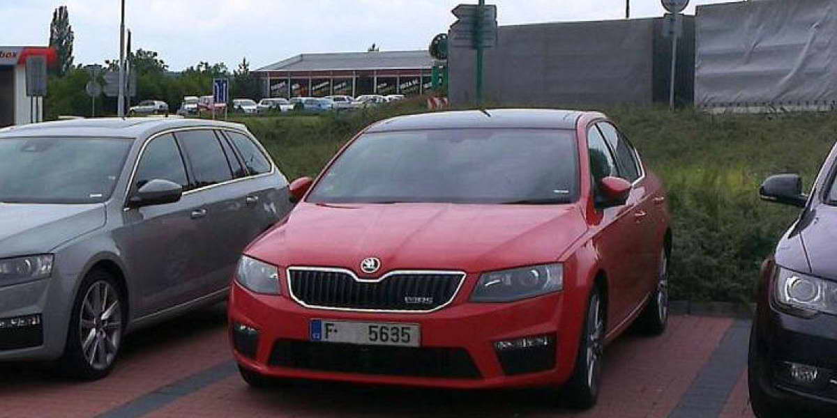 Новая Шкода Октавия РС 2013 засветилась на фото