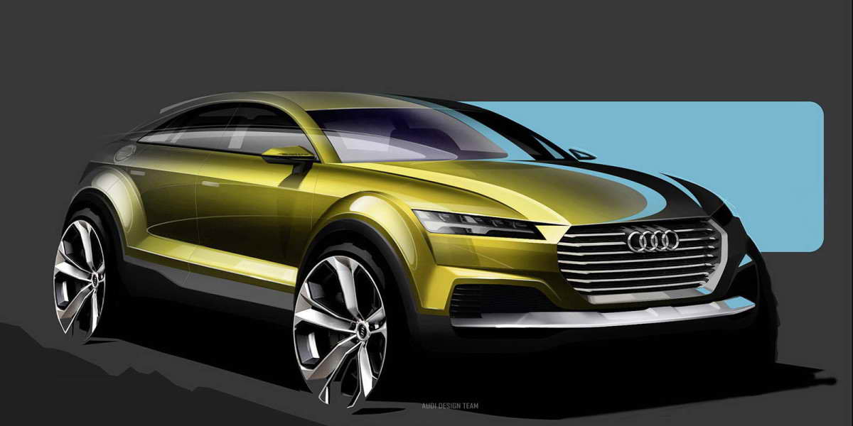 Audi показала первые рисунки Ауди Q4 2014