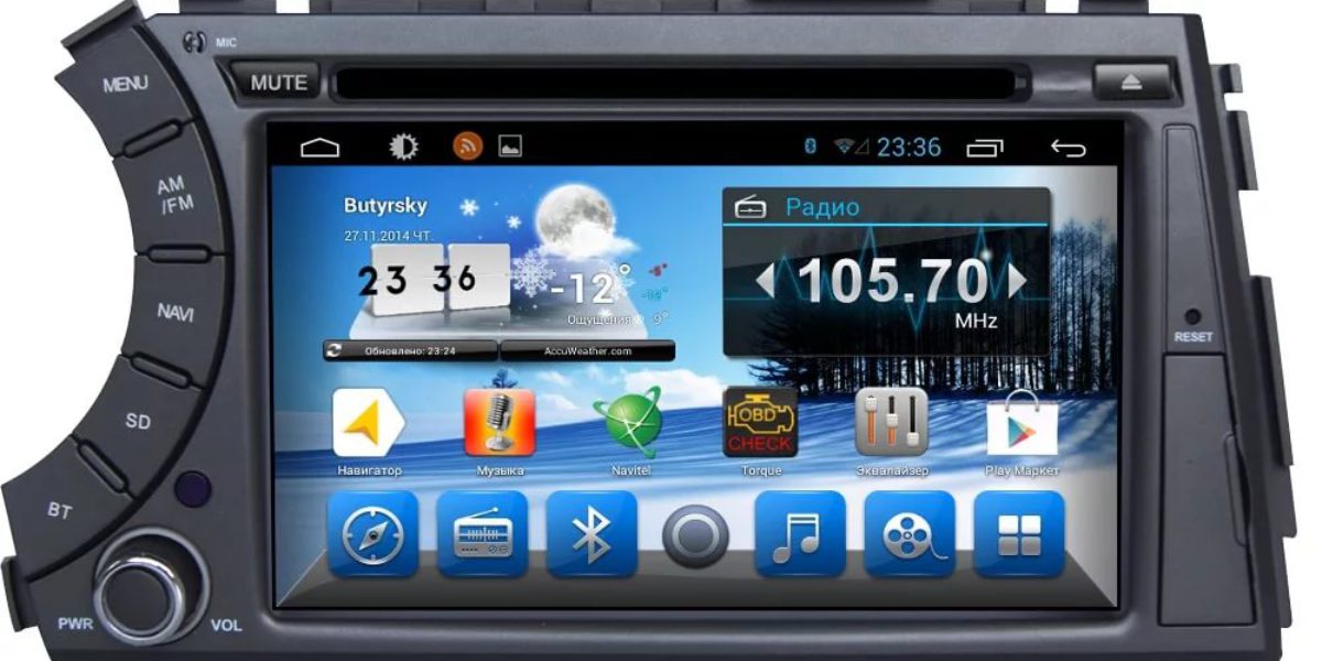 Android-магнитолы в штатное место